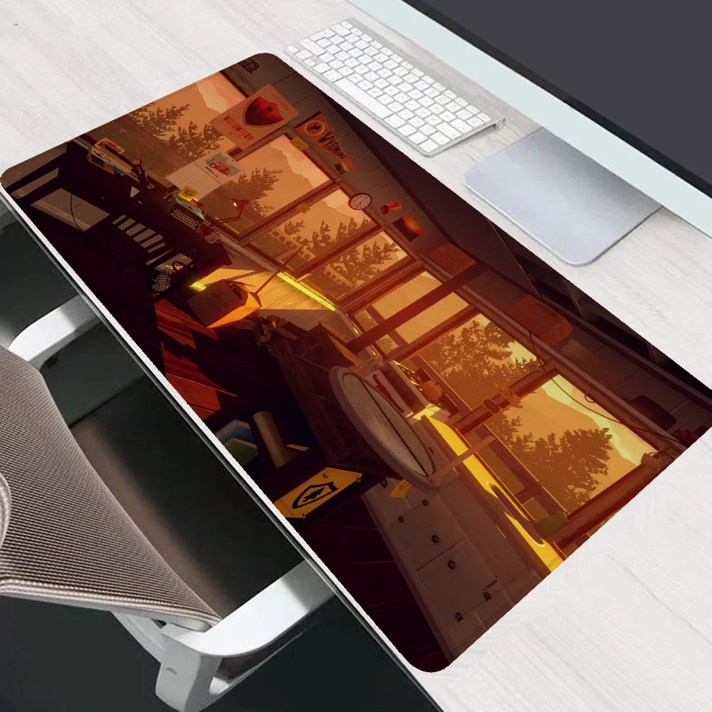 

Large Xxl Mouse Pad Gaming Accessories Deep Forest Firewatch Keyboard Pc Cabinet Mousepad Gamer Computer Offices Desk Mat Carpet