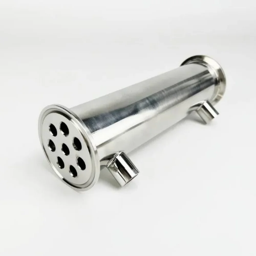 2" OD64mm,Tri-clamp Dephlegmator/Distillation Condenser With 1/4" Female Thread,Lenght 200mm,Reflux,Homebrew Accessories,SS304