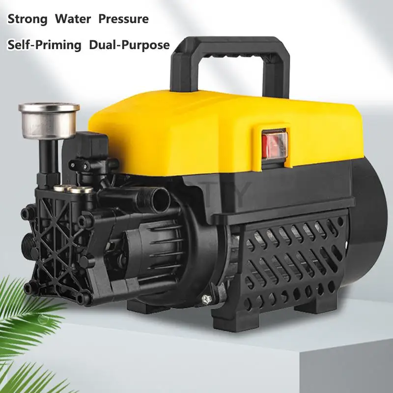 Self Priming High-Pressure 3800W Car Wash Machine High Pressure Adjustable Garden Cleaning Automatic Induction Cleaner Washer 2