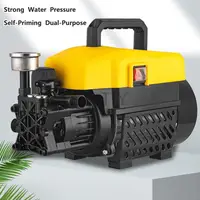 Self Priming High-Pressure 3800W Car Wash Machine High Pressure Adjustable Garden Cleaning Automatic Induction Cleaner Washer 2