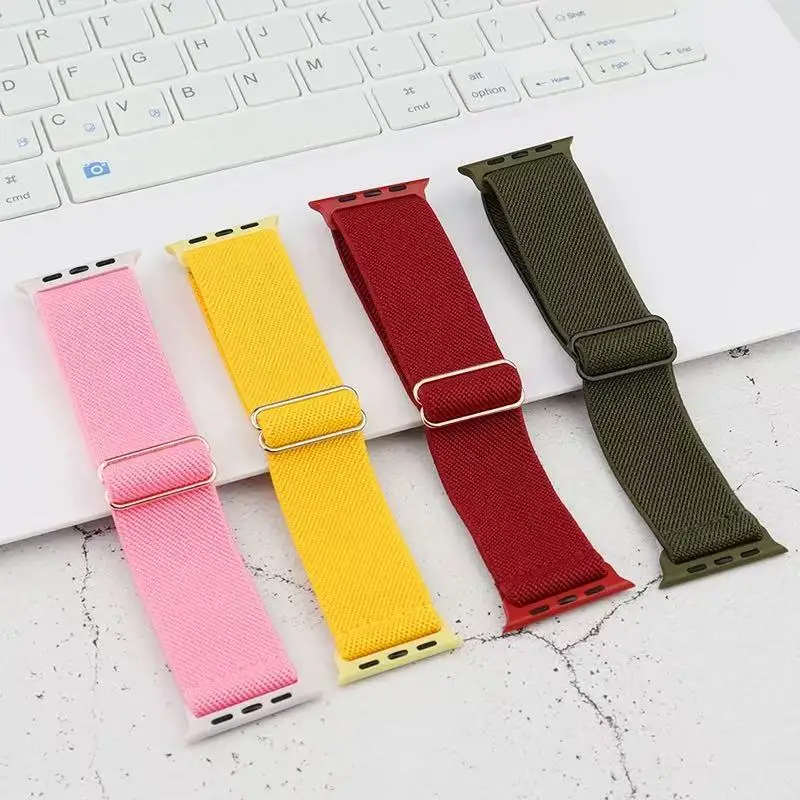 Elastic Nylon Loop Strap Bracelet Wristband