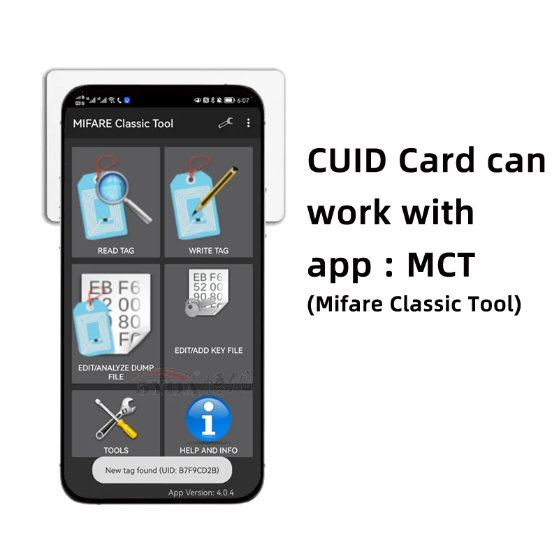 Magic MCT RFID Smart Chip Rewritable Card