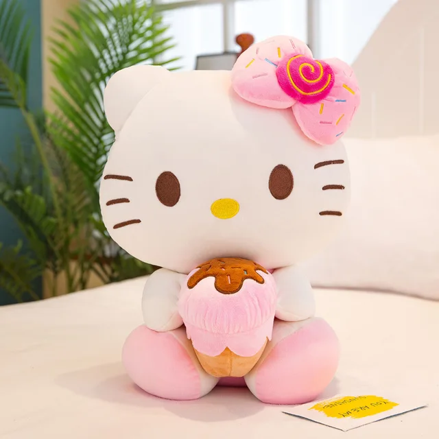 Hello Kitty Sanrio Room Decor | Hello Kitty Plush Stuffed Toy - New Kawaii  Plush Toys - Aliexpress
