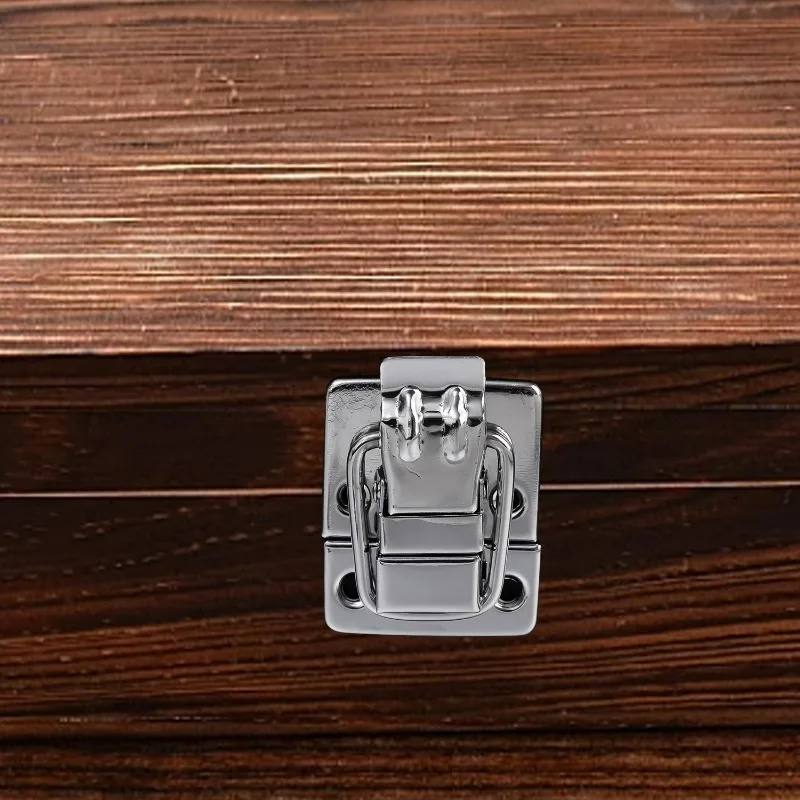 2/10PCS Stainless Steel Wood Box Hasps Jewelry Boxes Suitcases Metal Latches Cabinet Drawer Decoration Buckles Hardware Tools