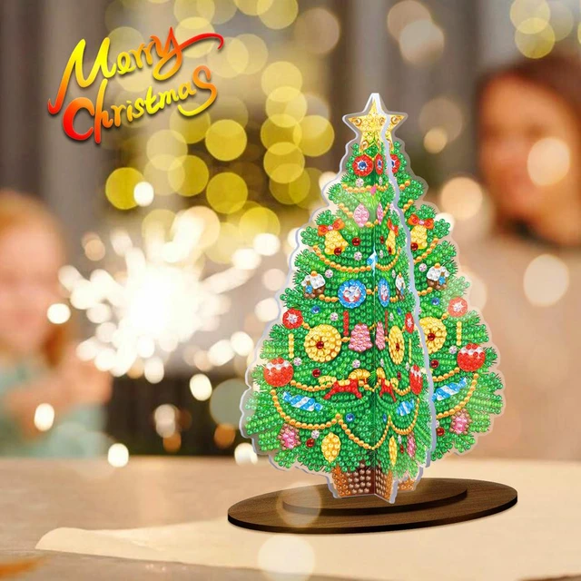 Diamond Painting Christmas Tree Ornaments  Diamond Art Christmas Ornaments  - 10pcs - Aliexpress