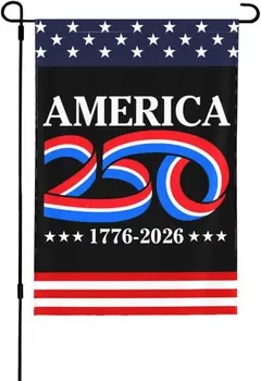 America 250 : 1776 2026 Garden Flag Double-Sided - 2 Sizes