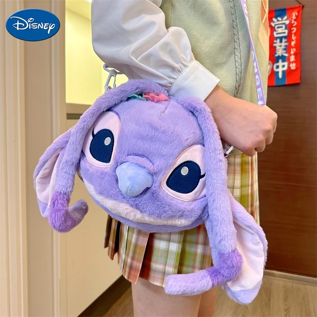 Original Disney Kawaii Lilo & Stitch Angel Plush Toy Big Face Shoulder  Messenger Bag Cute Cartoon Plushie Doll Handbag Girl Gift - Movies & Tv -  AliExpress