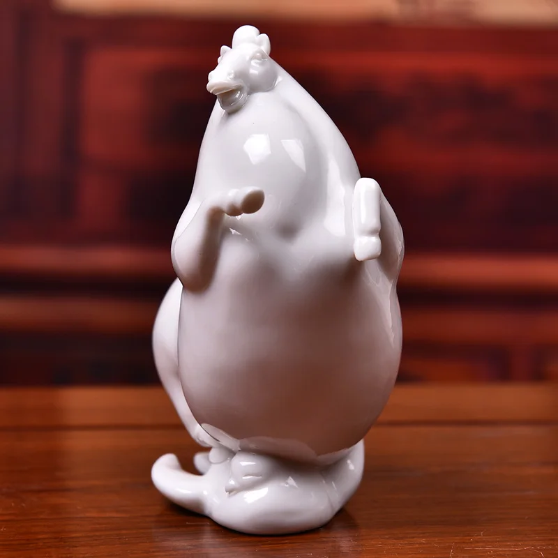 0029 Ceramic Handmade Pony Decoration Chinese Living Room Study Decorative Crafts Birthday Gift Pottery Kiln Ceramic