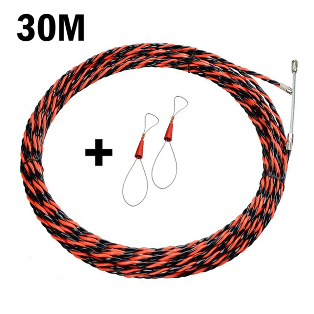 Electric Fish Tape Wire Puller  Wire Puller Lead Construction -  5/10/15/20/25/30m - Aliexpress