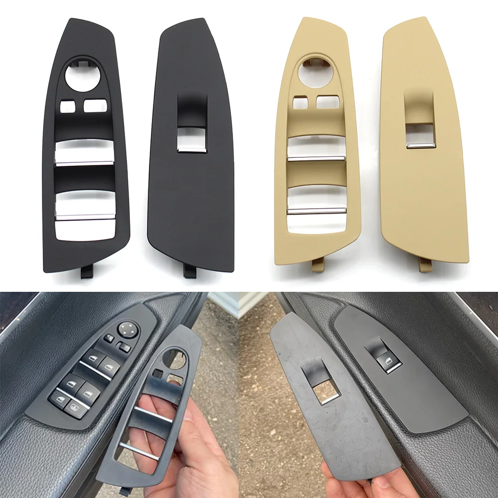 LHD Car Front Left Right Window Lifter Switch Outer Frame Panel Cover