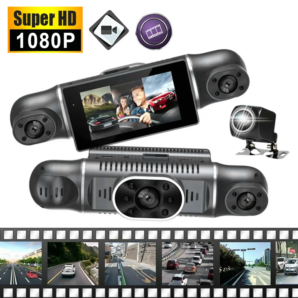 

Car Dash Cam 4 Channel Driving Camera FHD 1080P Front Left Right Rear with WiFi Night Vision Loop Recording 24H Parking Monitor