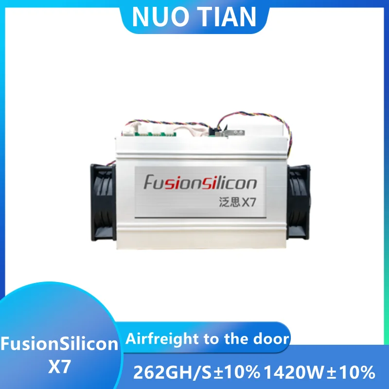 Fusionsilicon X7 262G ± 10% Asic Miner Dash Crypto Mining Consumo Energetico 1420W Con Alimentatore Opzionale