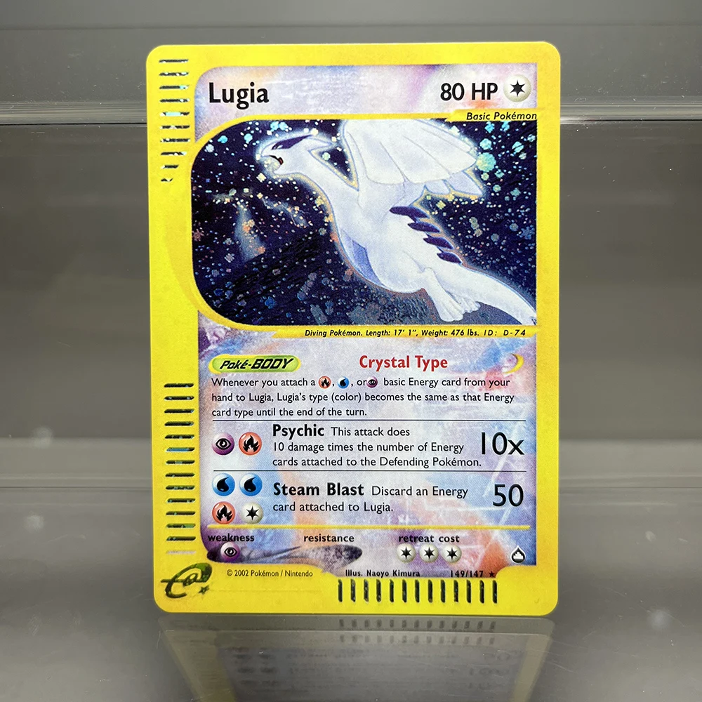 thumbnail image 1 of 1996 Pokémon 1st Edition Base Set Single Flash Cards Shining Charizard Lugia Wigglytuff Game Collection Cards PTCG Proxy Cards, 1 of 5