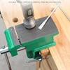 Table Vise 360 Degree Swivels Base Clamp-On Vise Work Bench Vise Home Vise Bench Clamp On Table Flat Pliers Tool Vice M4YD 3