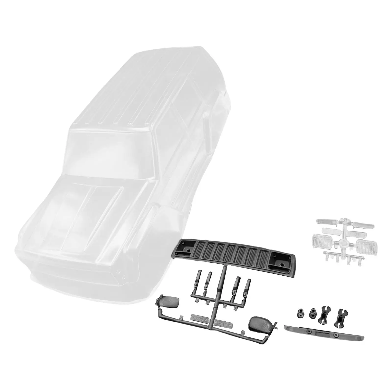 Clear Body 1/10 Scale RC Car Shell RC Car Accessory Simulation Durable