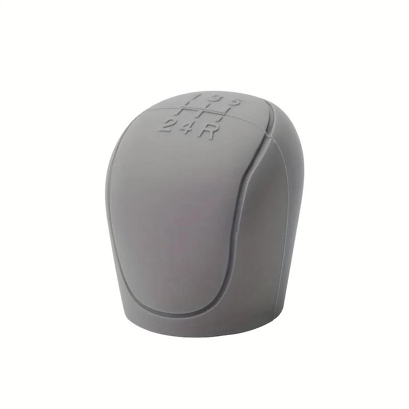 Car Silicone Shift Knob Cover Anti-Slip Grip Protector for Manual 6-Speed Vehicles Auto Interior Accessory gear shift knob cover