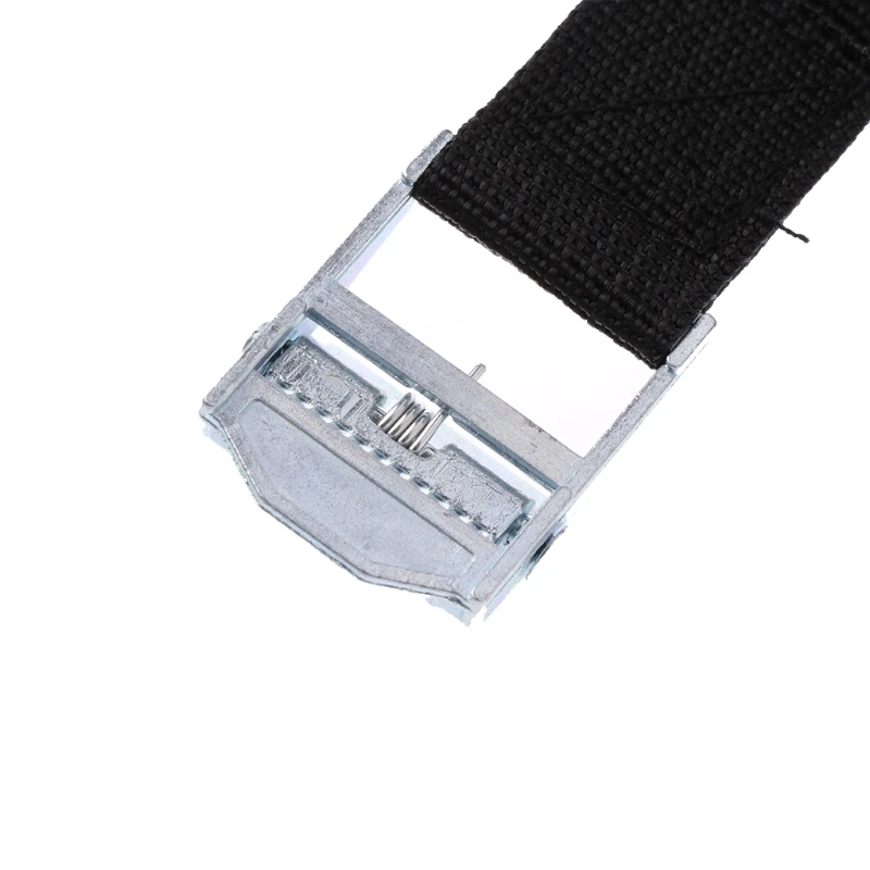 Tie Down Strap Strong Ratchet Belt Luggage Bag Cargo Lashing With Metal Buckle