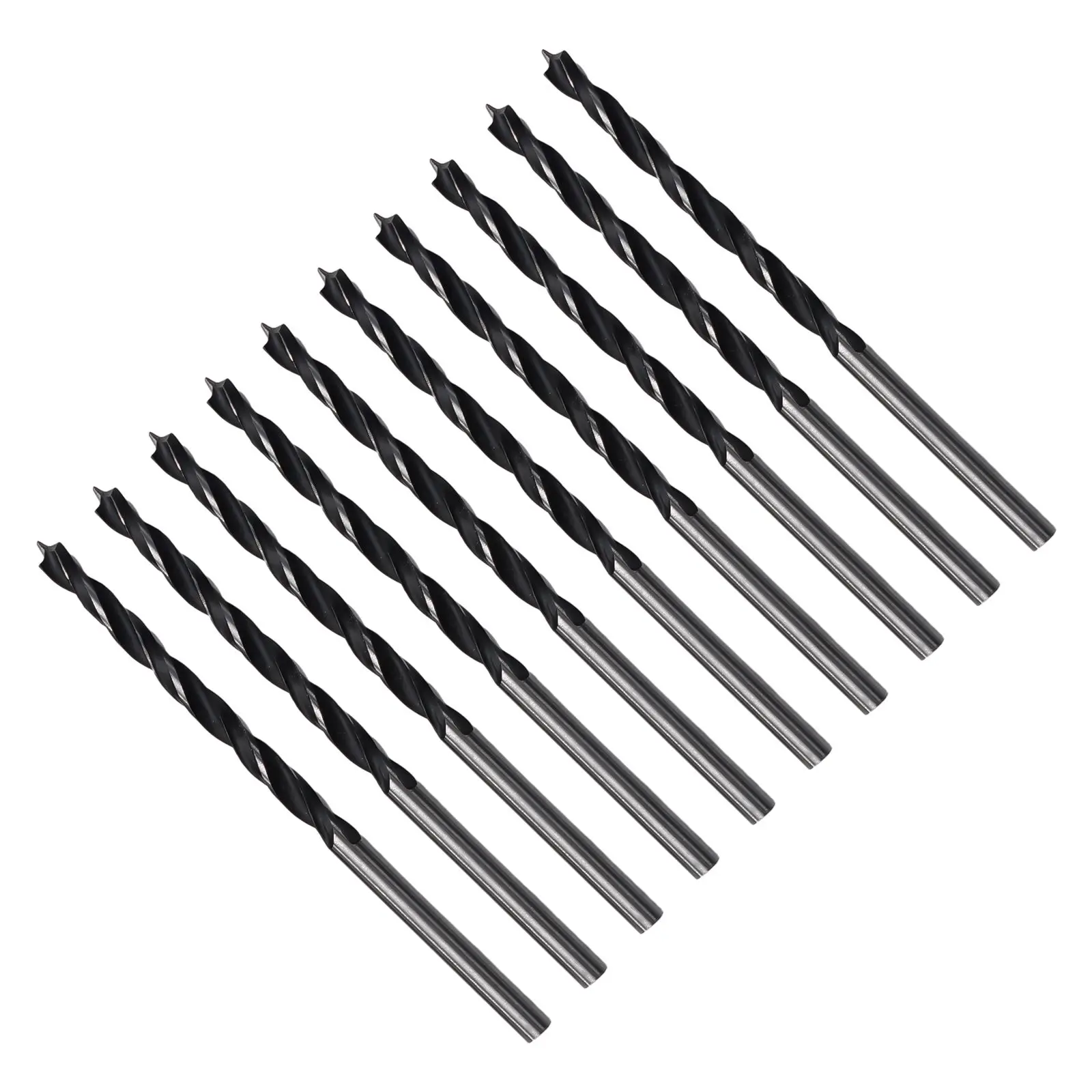3mm Diameter Woodworking drill bit set drill bits drill bit woodworking drill woodworking tools woodworking drill bits woodworking drill tool set woodworking drill accessories Wood Drill Bit Set With Center Points Pack Spiral Twist-Drill 10Pcs