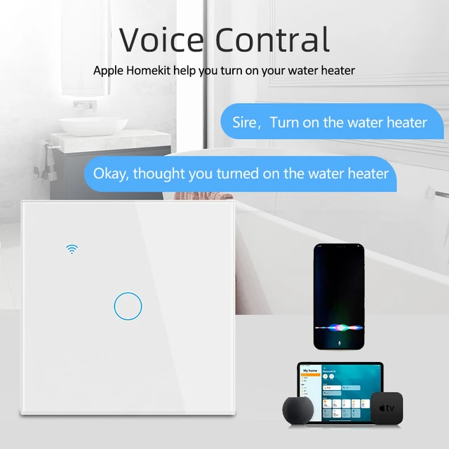 Homekit Smart Boiler Switch Water Heater Wifi switch 40A 8000W APP Siri  Alexa Google Home Voice Control Timer Home Automation - AliExpress