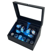 Boîte de remontoir de montre pour montres automatiques, support rotatif de 6 montres 1
