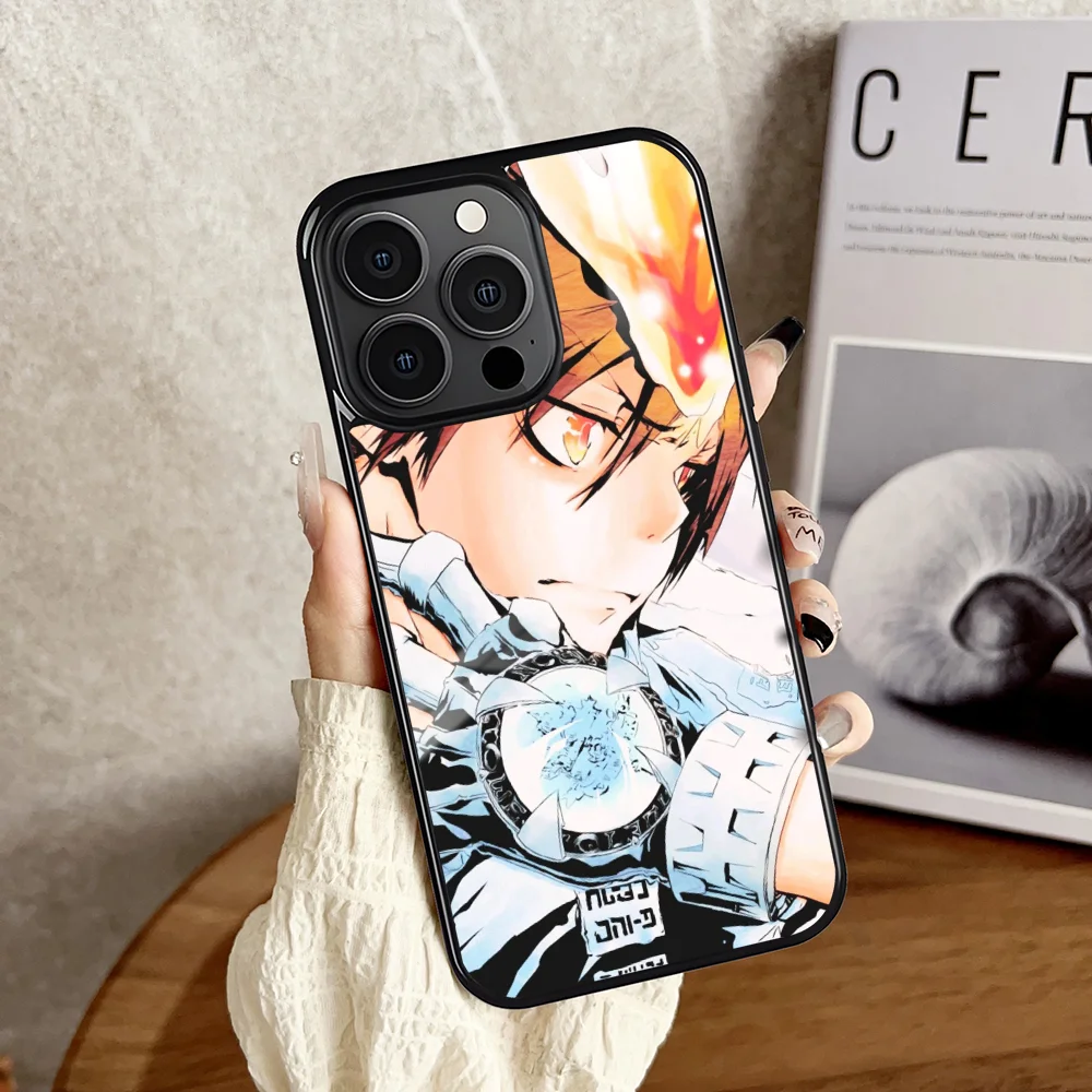 Katekyo Hitman Reborn Handyhülle für iPhone 16, 15, 14, 13, 12, 11 Pro Xs Max Mini Plus, rutschfest, stoßfest, harte Funda – Detail 3