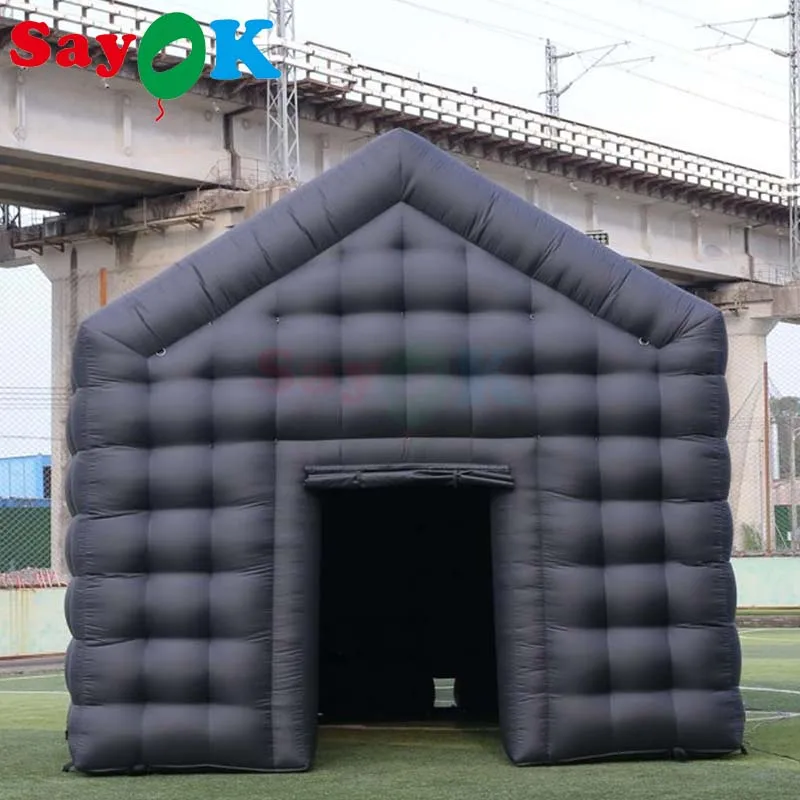 

SAYOK надувной куб, палатка для ночного клуба, портативная дискотека, тропическая палатка для ночного клуба, квадратная беседка, дом для проведения мероприятий на открытом воздухе