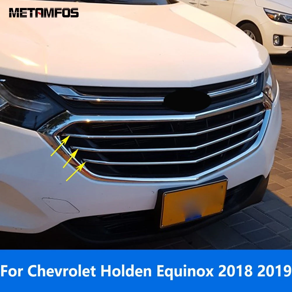 

Хромированная решетка для Chevrolet Holden Equinox 2018 2019, передняя сетка, решетка для гонок, решетка для гриля, отделка, внешние аксессуары, Стайлинг автомобиля