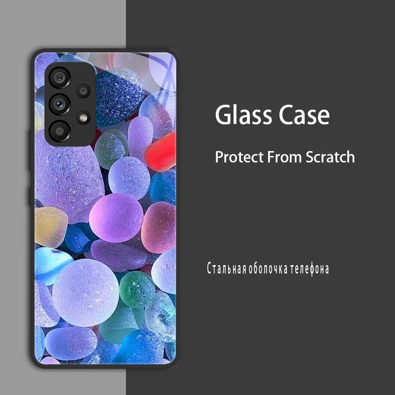 Advanced Protective Tempered Glass Phone Case with Hard Coque Bumper
