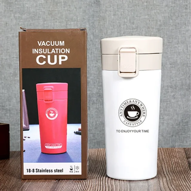 380/510ML Thermal Mug Leak-proof Stainless Steel Thermos Coffee Cup Vacuum Flask Outdoor Sports Water Bottle Insulated Cup 6