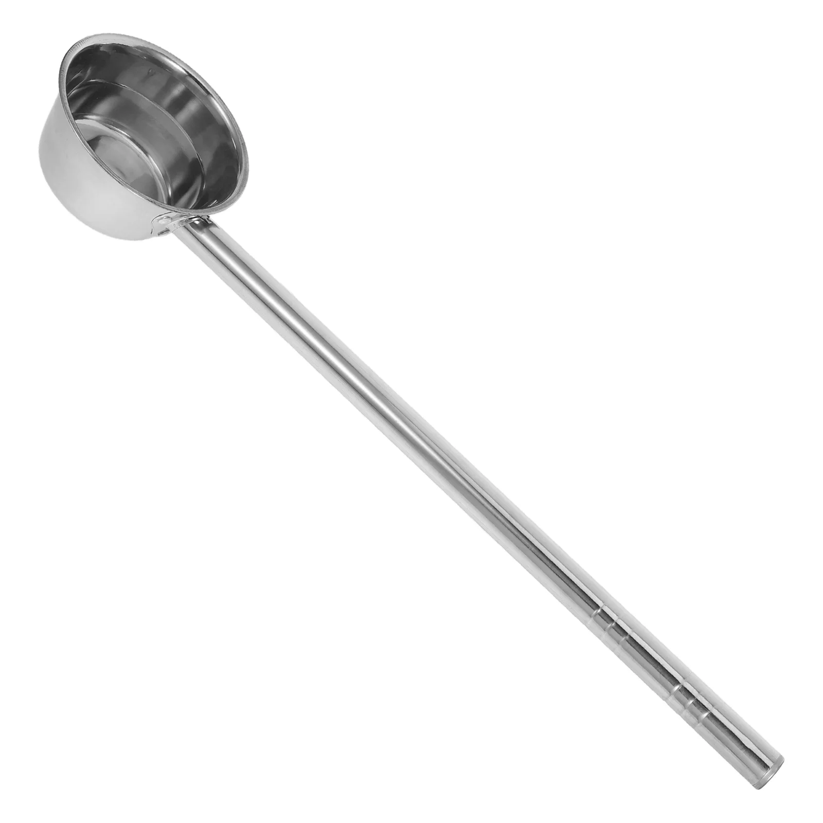 Stainless Steel Water Ladle Handle Thickened Scoop for Plant Vegetable Watering Home Cleaning Kitchen Bathrooms