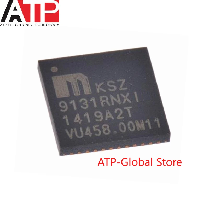 

ATP-Global 1-100PCS KSZ9131RNXI-TR KSZ9131RNXI QFN48 Ethernet Interface Transceiver Controller Chip IC Brand New Original