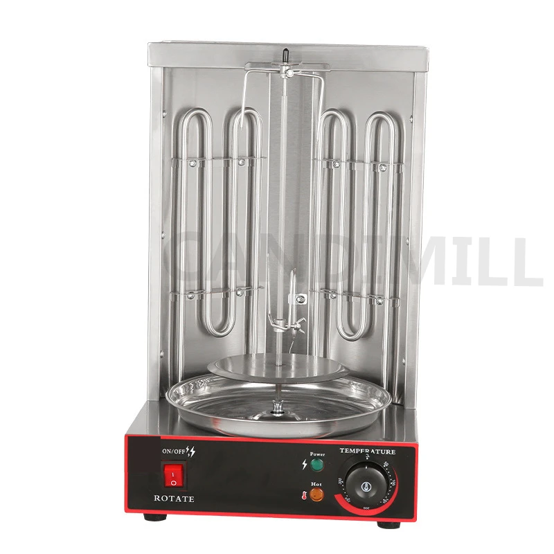 Kebab Machine Gyro Grill Vertical Oven Electric Vertical Broiler Stainless Steel Kebab Machine with Temperature Adjustment