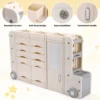 AOOU Kids Toy Organizers and Storage Bins, Multi-Layer Storage Cabinet Organizer, Multipurpose Bookshelf and Toy Box 5