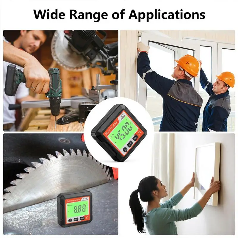 Digital Level Dustproof Angle Finder Tool Digital High Precision Digital Angle Finder And Electronic Level Gauge With Magnetic 4