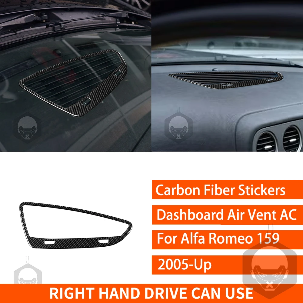 Adesivo Fibra Di Carbonio Per Alfa Romeo 159 2005-2012 | Decorazione Interni Cruscotto - Foto 2