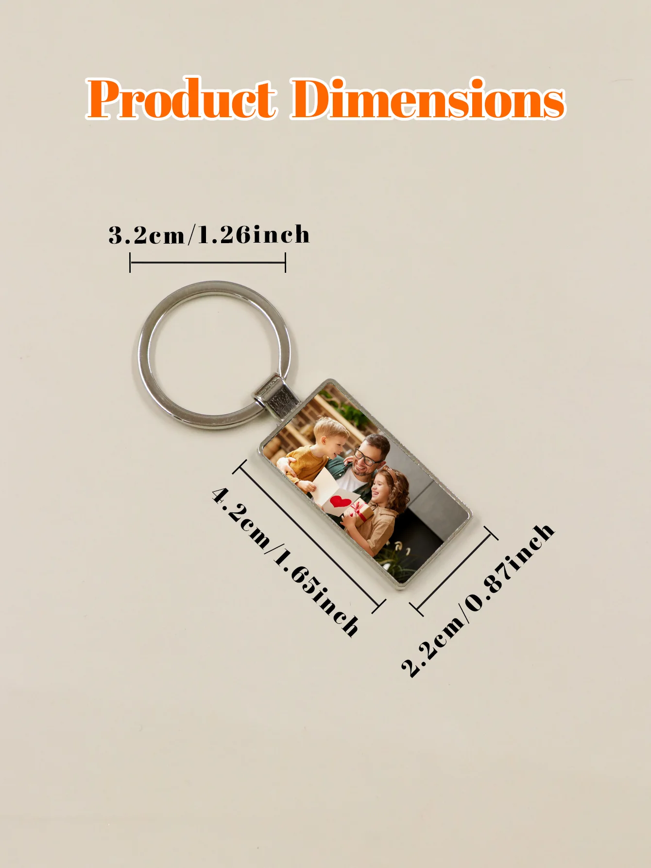 Custom Photo Keychain Charms