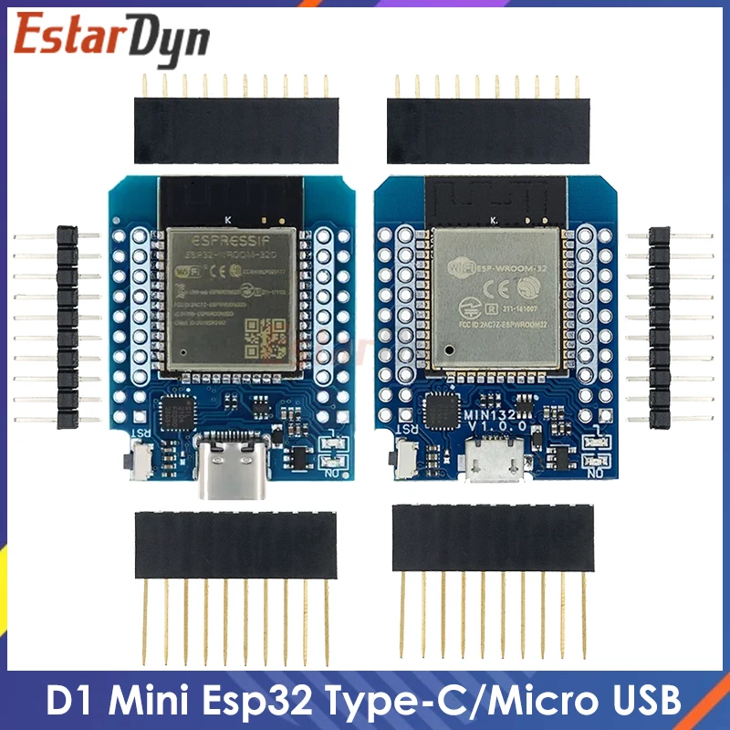 D1 Mini ESP32 ESP-32, WiFi + Bluetooth, Internet de las cosas, placa de desarrollo basada en ESP8266, completamente funcional