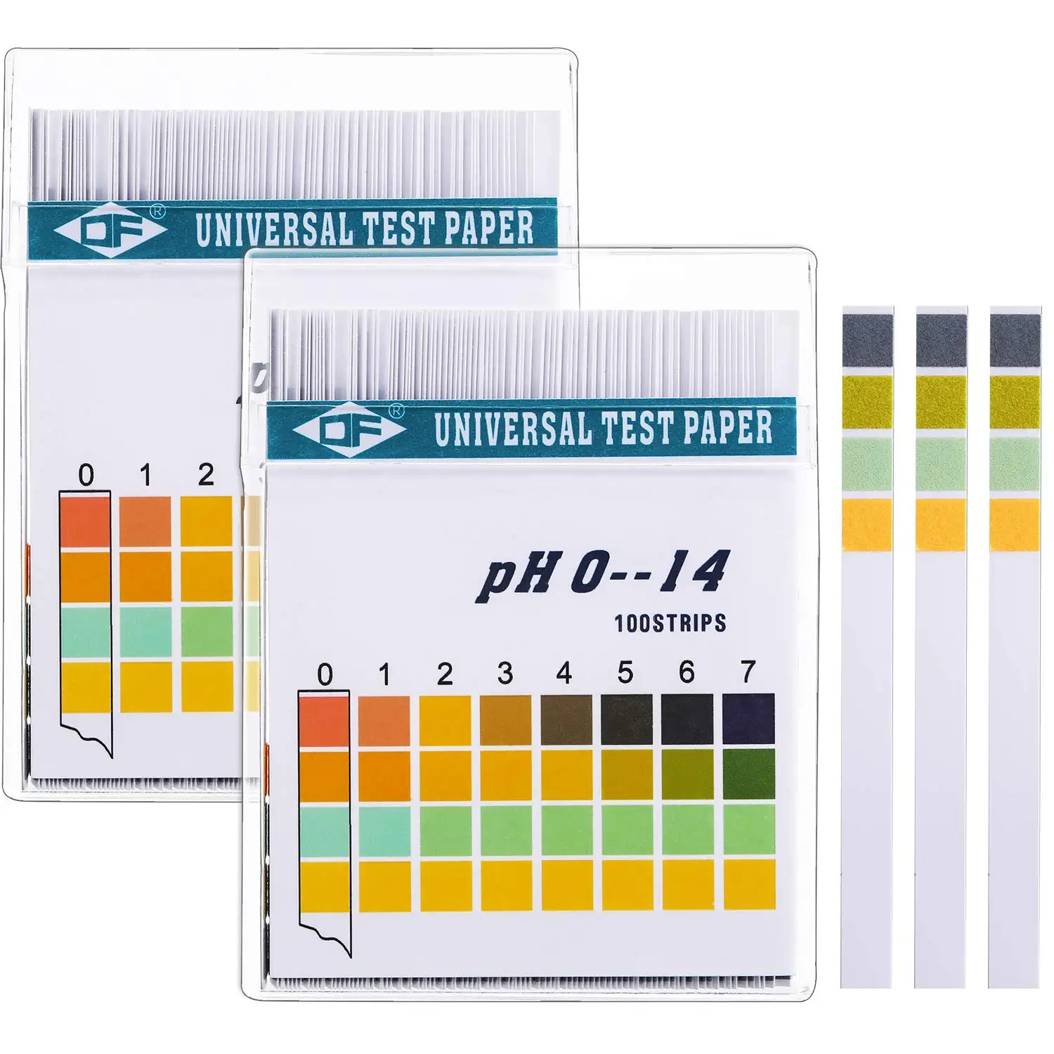 Description Picture 6 of item100 Strips 0-14 PH Alkaline Acid Indicator Paper Water Saliva Litmus Testing Kit for Test Body Acid Alkaline pH Level Skin Care