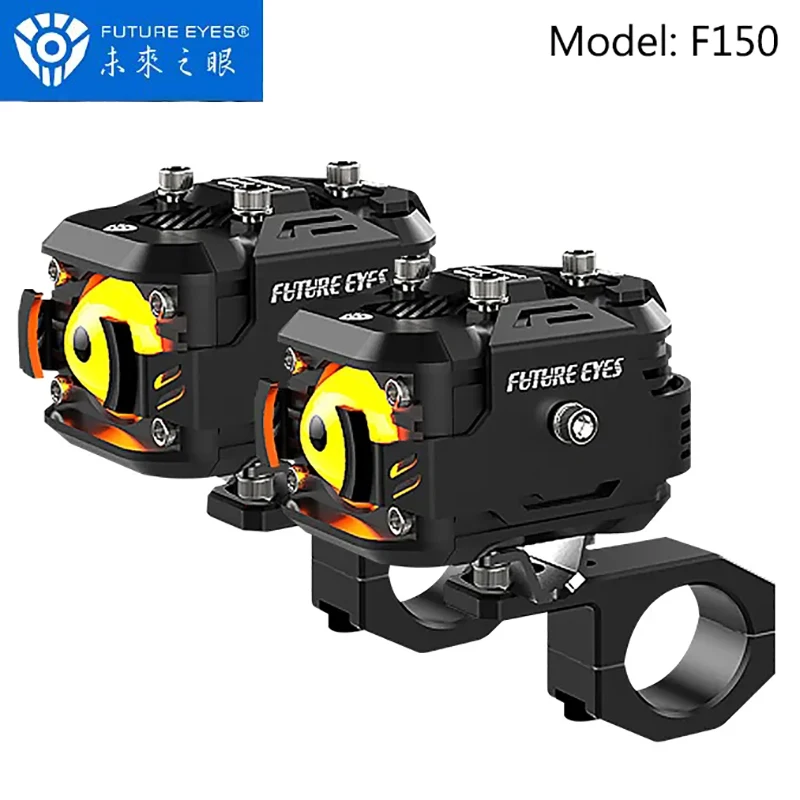 Future Eyes F150 Motorcycle Fog Lights Wireless Switch Ultra Bright Lamp Offroad Vehicle Auxiliary Road Spotlight Tangent Light led lights motorcycle led lights motorcycle fog lights led motorcycle lights motorcycle driving lights