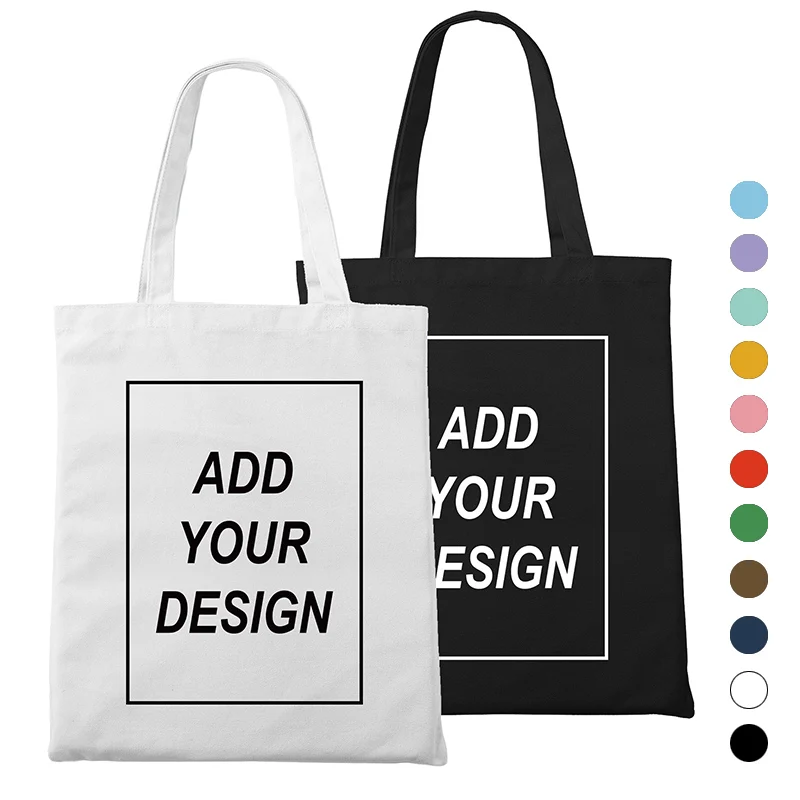 custom-tote-bag-shopping-add-your-text-print-original-design-white-zipper-unisex-fashion-travel-canvas-bags