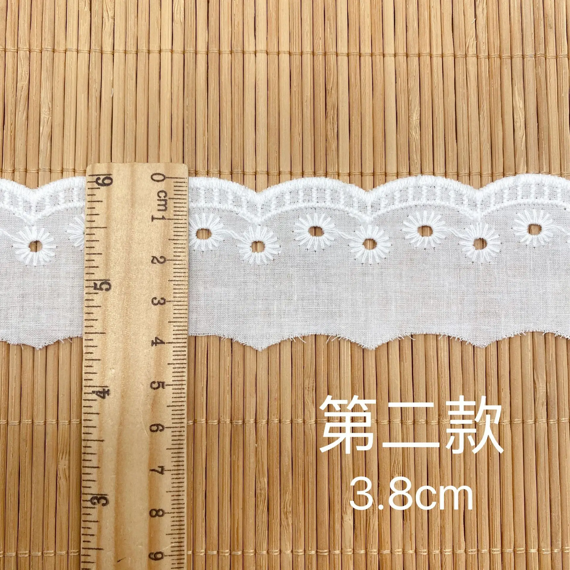 Cotton Fabric 5 Yards Pure White Cotton Lace Trims DIY Lolita Clothes