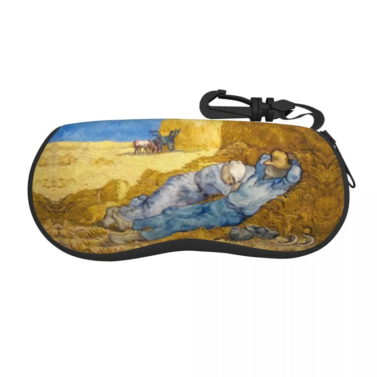 

Vincent Van Gogh Shell Eyeglasses Protector Cases Fashion Sunglass Case Style Oil Painting Glasses Bag