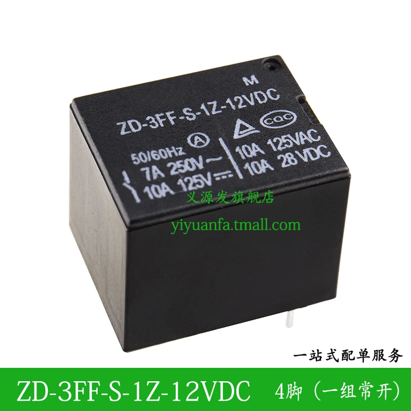 ZD 3FF S 1Z 12VDC DIP 4 DIP 5 Relay| | - AliExpress