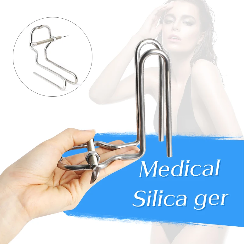Hot ! Anal Toys Pussy Spreader Foldable Labia Clamps G-spot Clean Enema Vagina Speculum Expand Vagina Device Sex Toys For Women