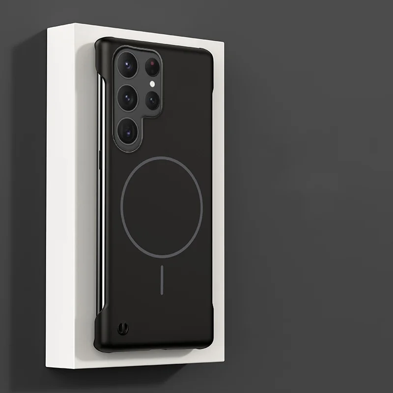 Ultra Slim Frameless Magnetic Wireless Charger-Compatible Phone Case