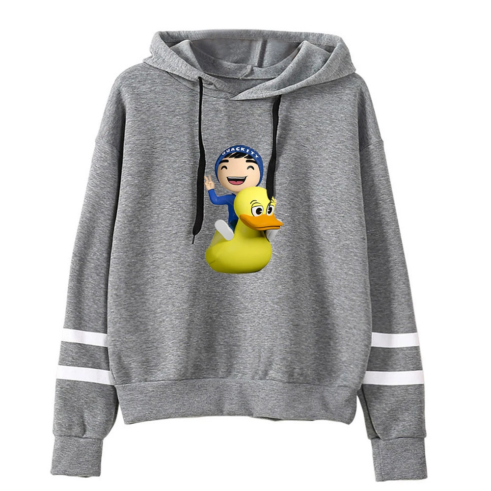 Quackity Fashion Printed Hoodies Women/Men Long Sleeve Hooded Sweatshirts Unisex Hip hop  Streetwear Clothes