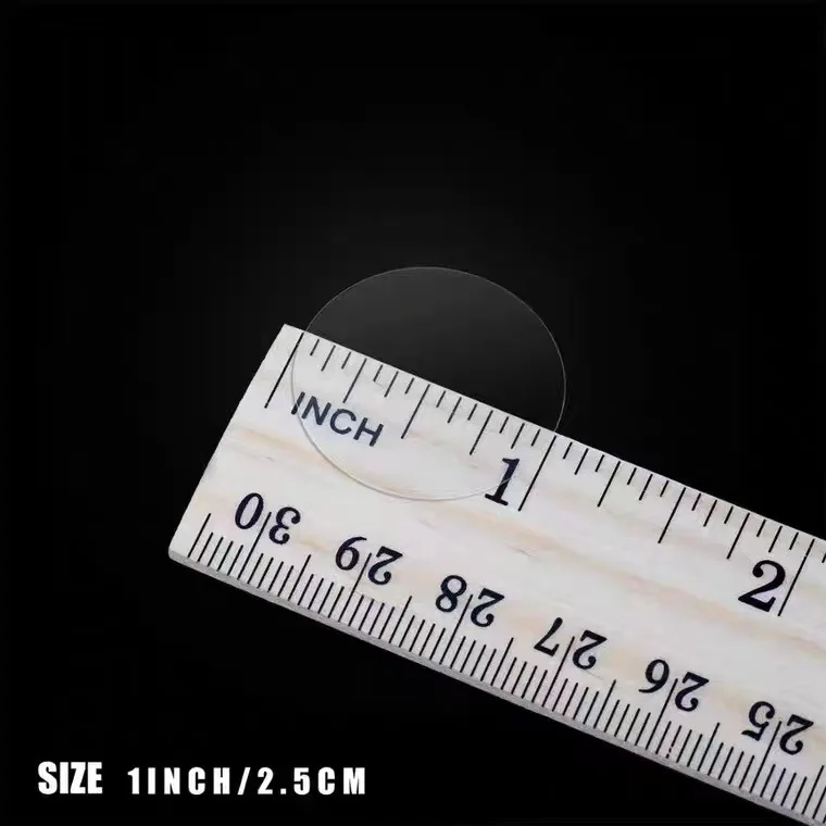 100-500pcs 1inch Transparent Sticker Tape for Product Gift Sealing
