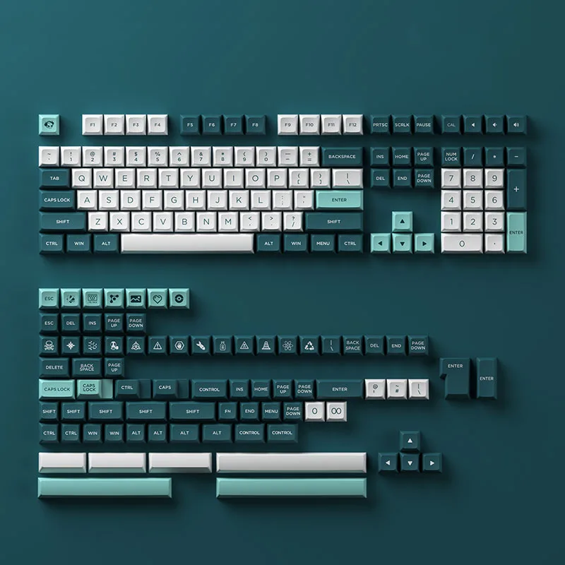 

OSA Ball Cap Profile Mechanical Keyboard Keycap Baicaoyuan 187 Key Large Set Of Keycap PBT For 61/64/68/87/104 108 MX Keyboard
