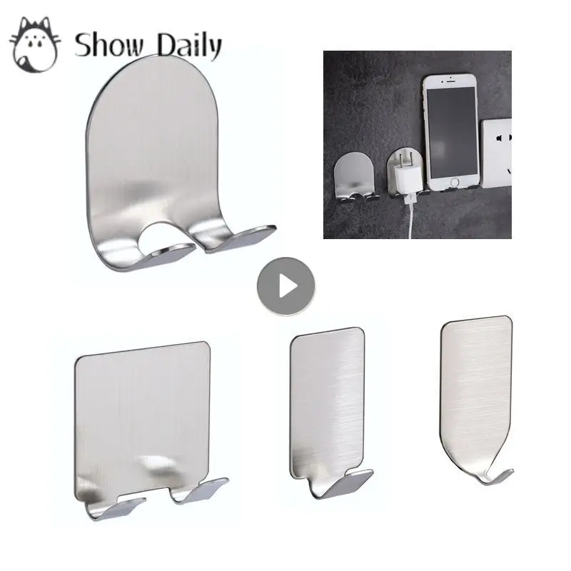 1pcs Stainless Steel Shelf Razor Stand Wall Razor Holder Shower Razor