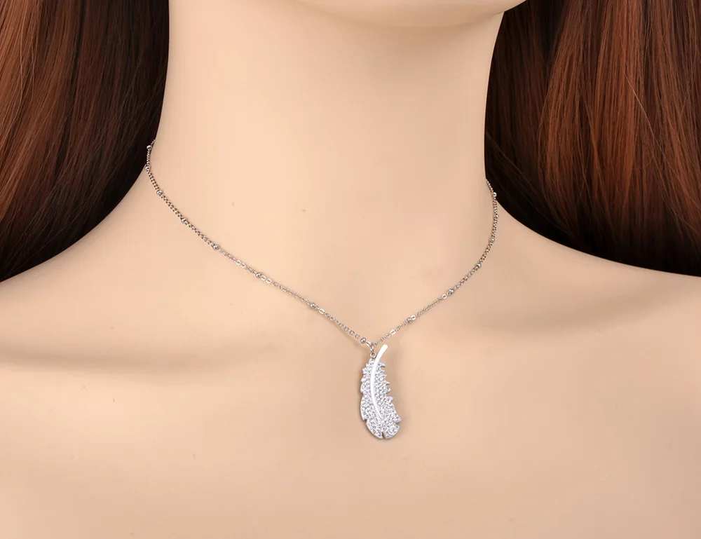 Amazon.com: SWAROVSKI Rhodium-Plated Naughty Necklace: Clothing, Shoes &  Jewelry